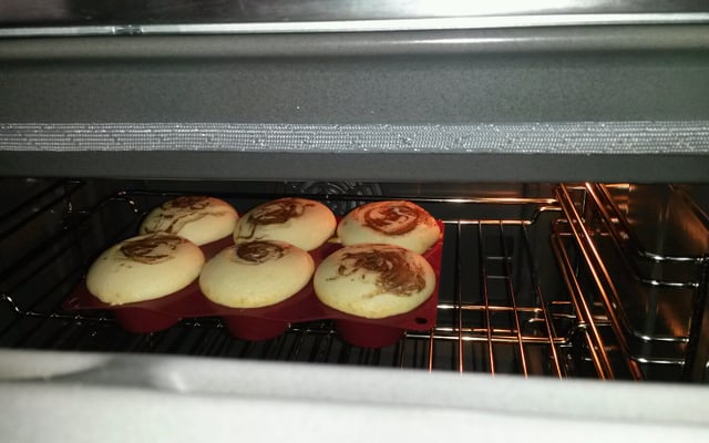 Muffins (cœur Nutella) maison