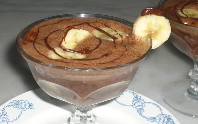 Nuage de lait choco-banane