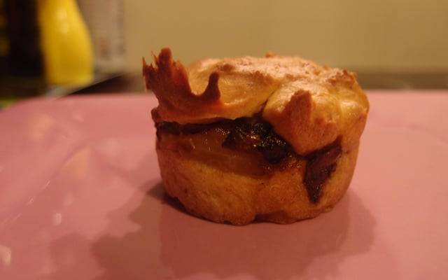 Muffins au cœur d'oignons confits