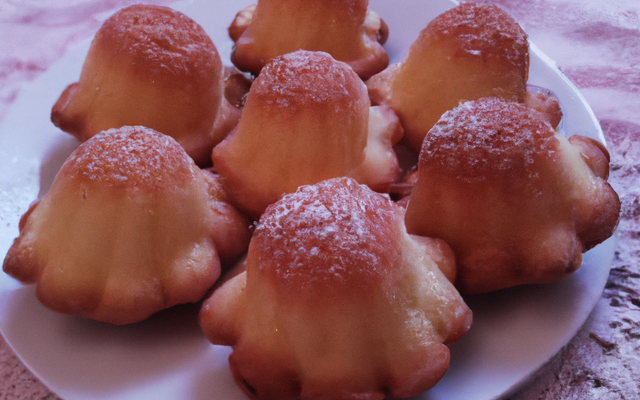 Mini savarin merendine 'lunari'