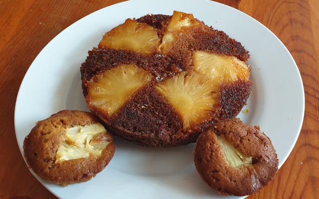 Gâteau renversé ananas/kiwi