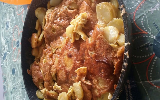 Omelette pomme de terre