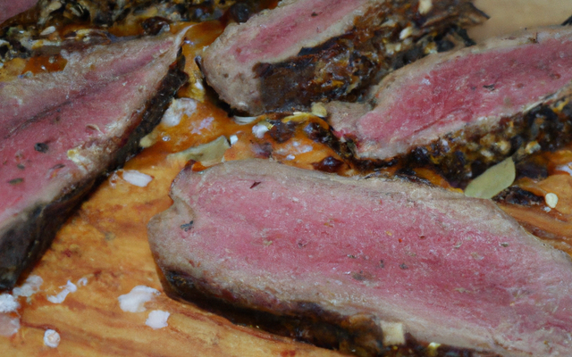 Magret de canard séché au sel de Guérande et au poivre