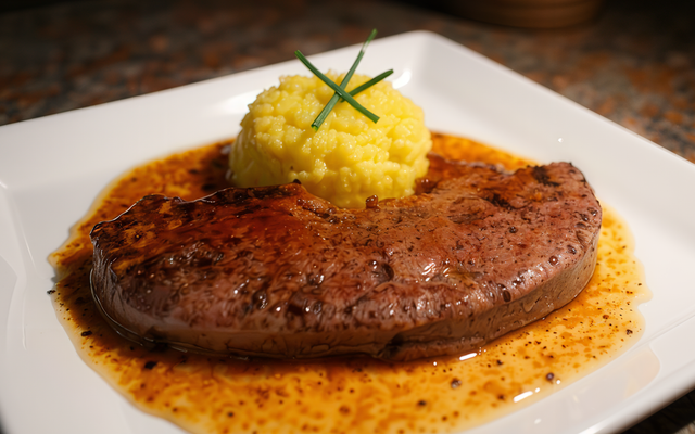 Foie de veau à la poêle