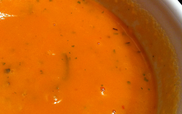 Soupe de citrouille d'Halloween