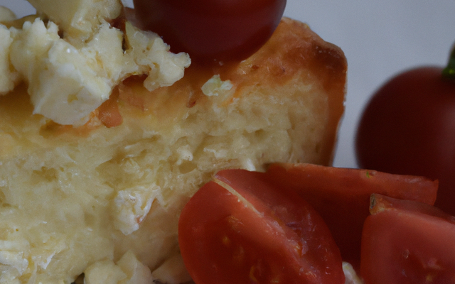 Cake à la feta et tomate cerise