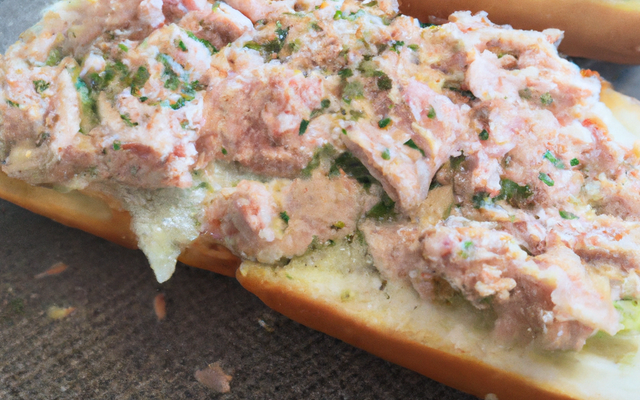 Tartine de délice de thon