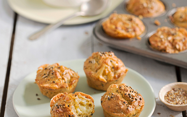 Muffins au chèvre et à la soupe