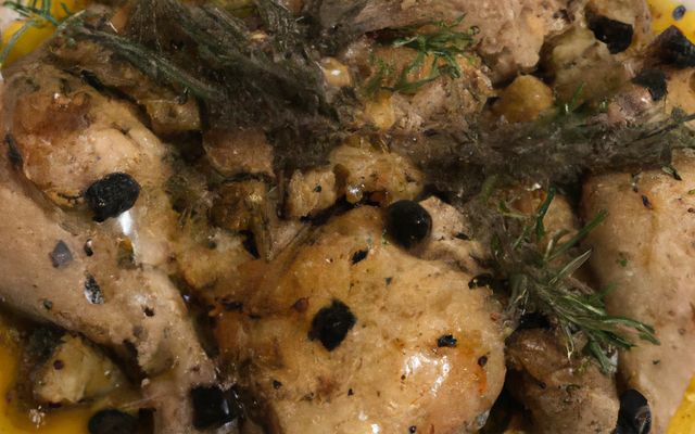 Poulet à la provençale traditionnel