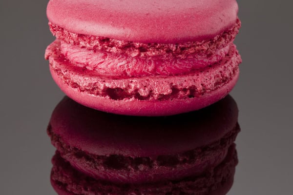 Macaron à la fraise