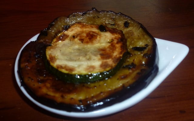 Courgette et aubergine frites