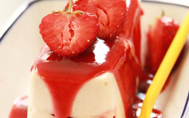 Semifreddo aux fraises