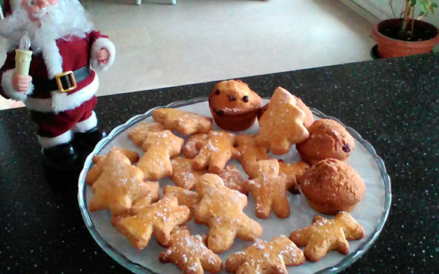 Petits biscuits nounours aux amandes