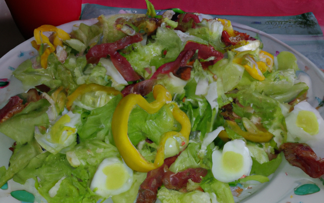 Salade sucrée-salée en légereté