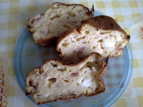 Cake au jambon et fromage