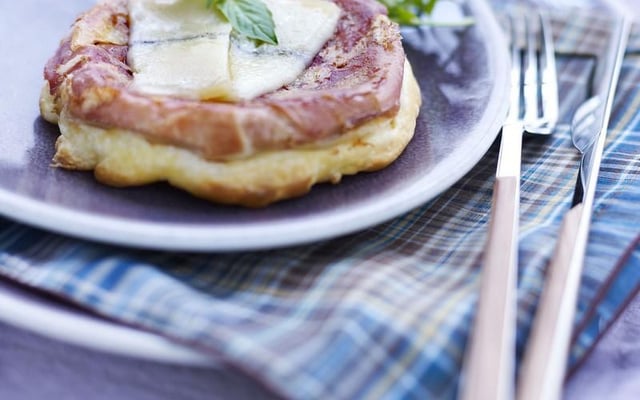 Tatin de Morbier au jambon de Luxeuil