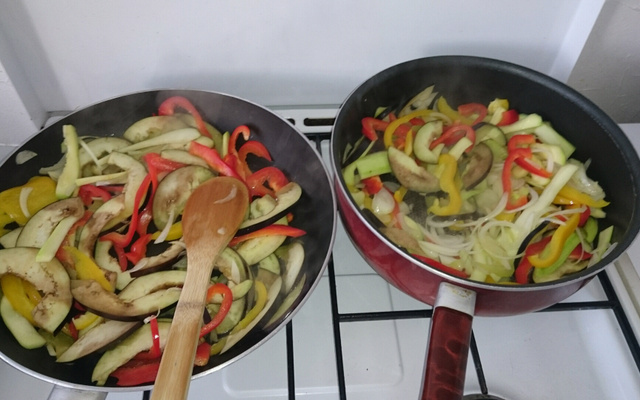 Gratin de légumes du soleil façon crumble
