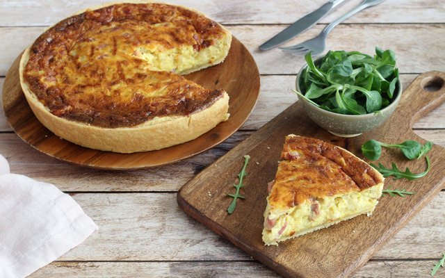 Quiche Lorraine aux oignons