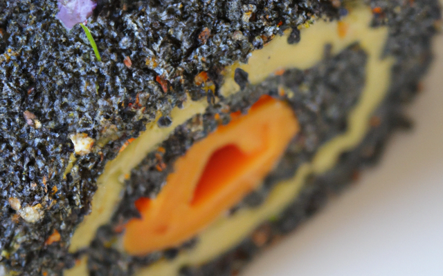 Bûche roulée aux graines de pavot