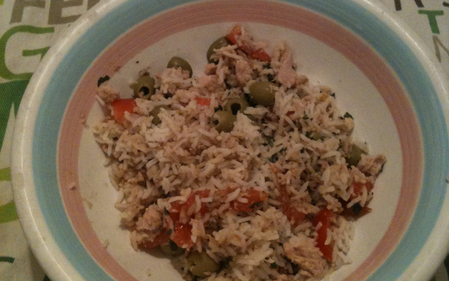 Salade de riz sans maïs