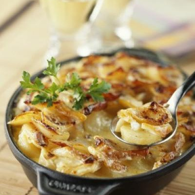 Gratin dauphinois au fromage à la crème Elle & Vire