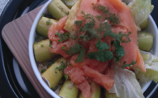 Tajine de saumon et cœurs de celeri