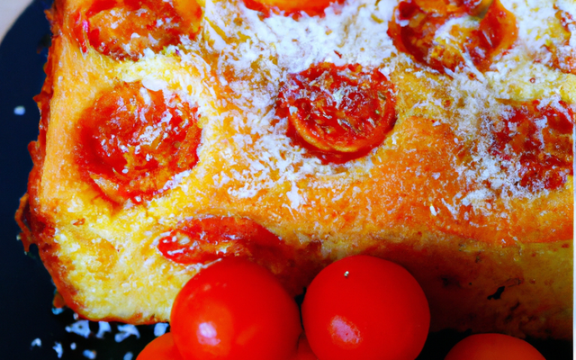 Cake au parmesan et aux tomates confites
