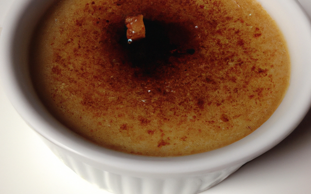 Crème brulée au foie gras facile