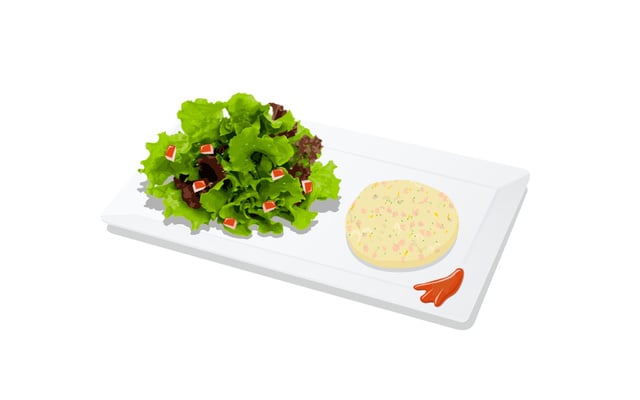 Croquettes de pommes de terre au saumon