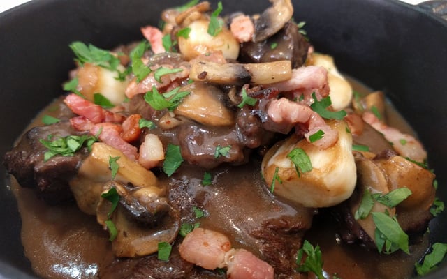 Bœuf bourguignon et sa marinade aux quatre épices