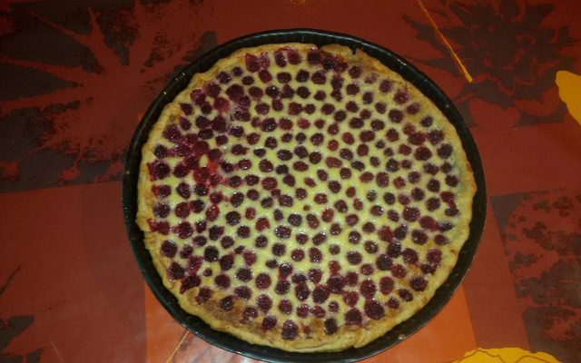 Tarte mascarpone et framboises