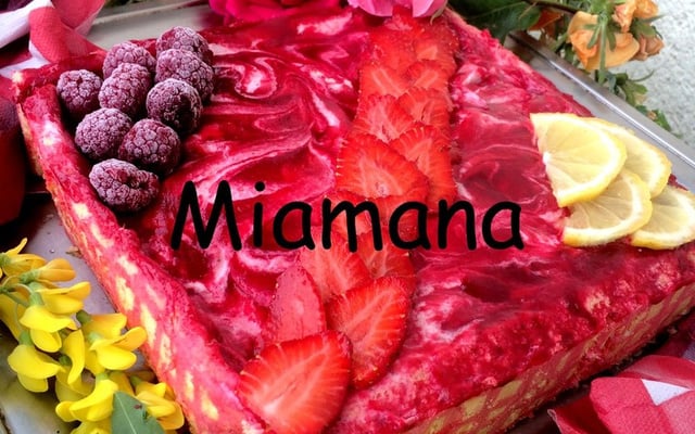 Entremet fruits rouges et citron