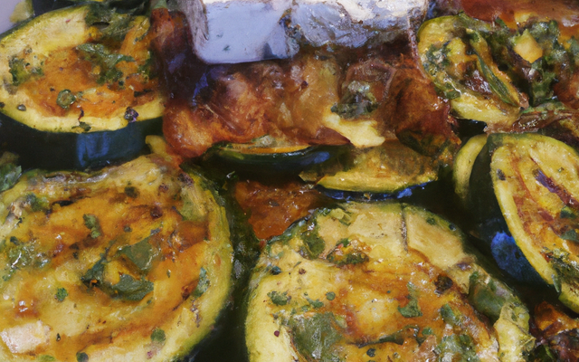 Poêlée chèvre courgette
