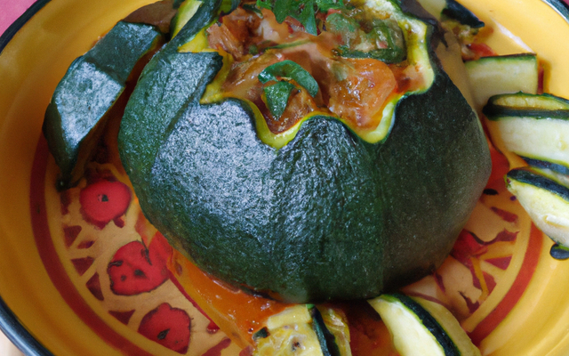Tajine de courgette farcis