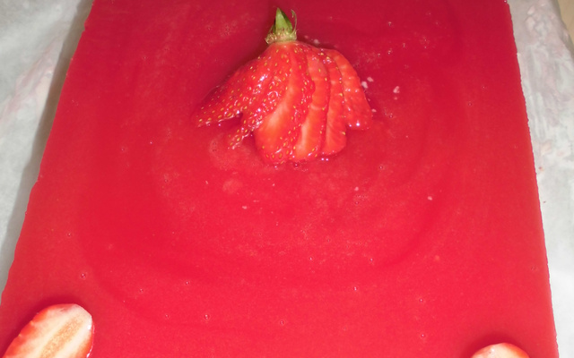 Bavarois aux fraises et fromage blanc