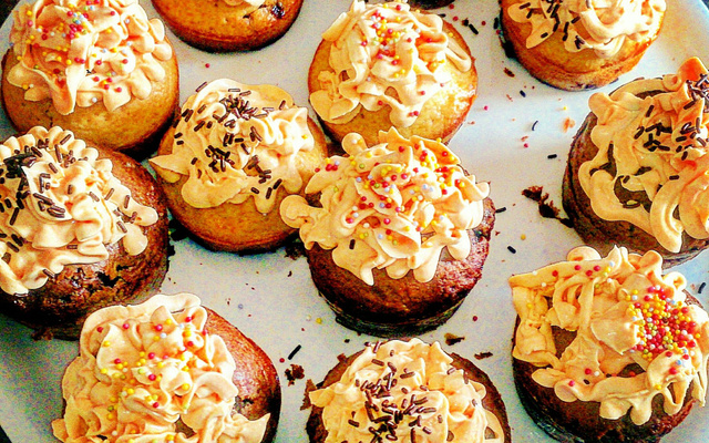 Cupcakes d'Halloween chocolat orange