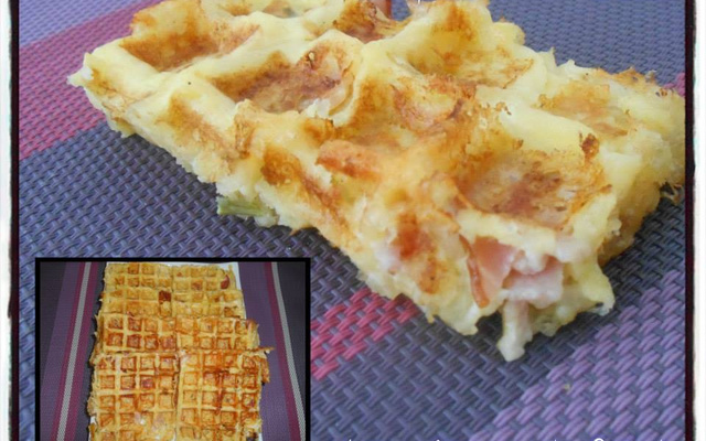 Gaufres à la raclette