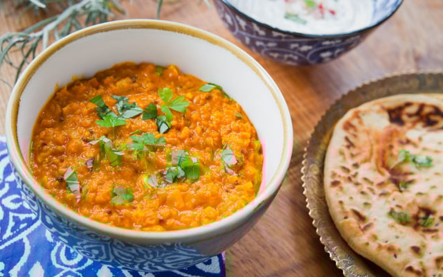 Dahl de lentilles corail au Cookeo