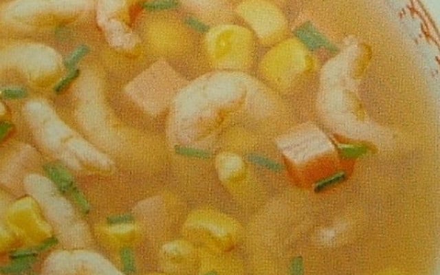 Soupe de maïs et de poulet