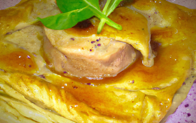Feuilleté au foie gras rapide