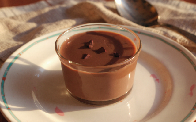 Mousse au chocolat sans beurre et sans œuf