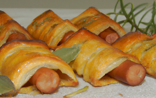 Feuilletés de saucisses goût safrané