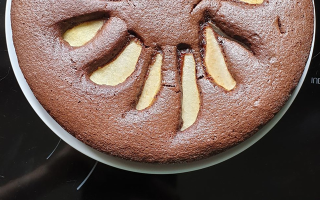 Gâteau poires & chocolat