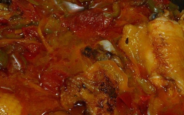 Poulet basquaise traditionnel