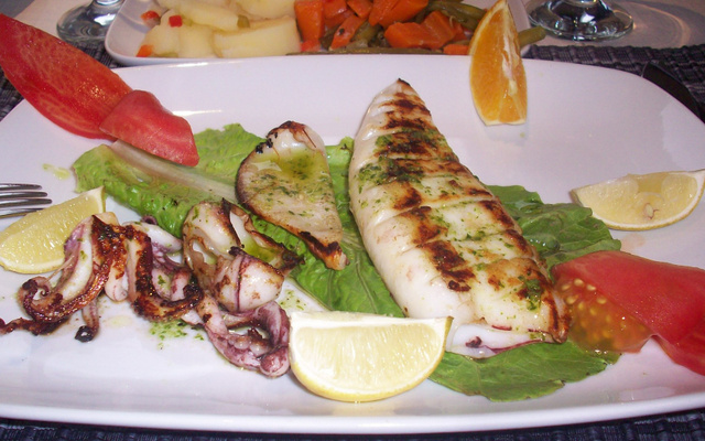 Calamar à la plancha