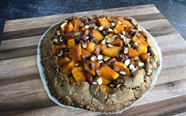 Tarte rustique butternut et amandes