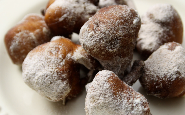 Beignets de courges butternut cannelle