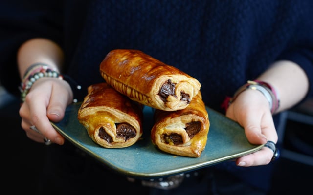 Pain au chocolat express au Kinder Bueno