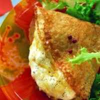 Crêpes soufflées à l'Emmental et aux quatre épices