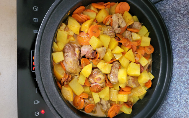 Tajine d'agneau aux carottes